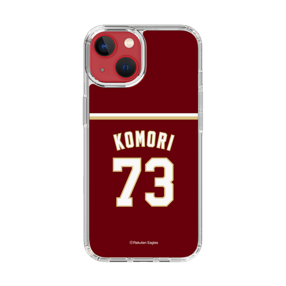 スリムプロテクションケース［ 楽天イーグルス - #73 Komori -ビジター ］