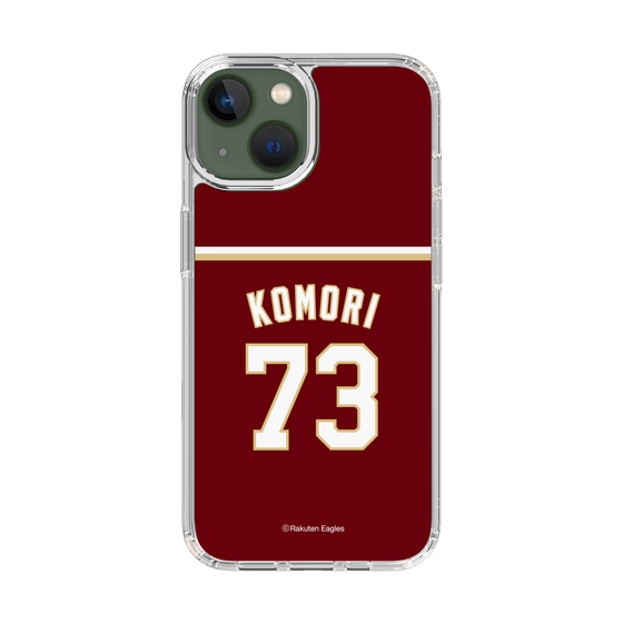 スリムプロテクションケース［ 楽天イーグルス - #73 Komori -ビジター ］