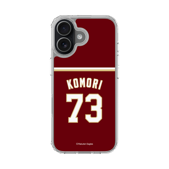 スリムプロテクションケース［ 楽天イーグルス - #73 Komori - ビジター ］