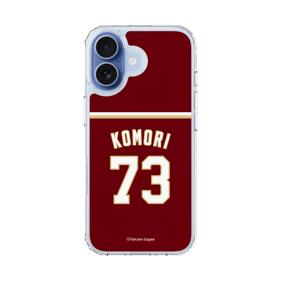 スリムプロテクションケース［ 楽天イーグルス - #73 Komori - ビジター ］
