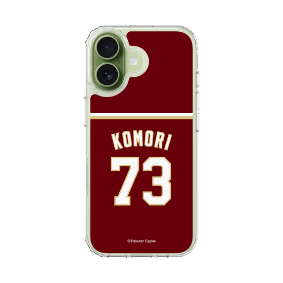スリムプロテクションケース［ 楽天イーグルス - #73 Komori - ビジター ］