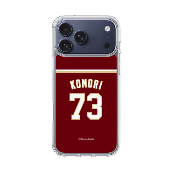 スリムプロテクションケース［ 楽天イーグルス - #73 Komori - ビジター ］