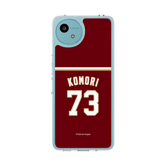 スリムプロテクションケース［ 楽天イーグルス - #73 Komori - ビジター ］