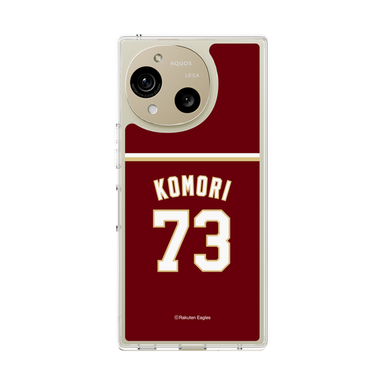 スリムプロテクションケース［ 楽天イーグルス - #73 Komori - ビジター ］