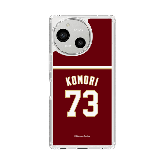スリムプロテクションケース［ 楽天イーグルス - #73 Komori - ビジター ］