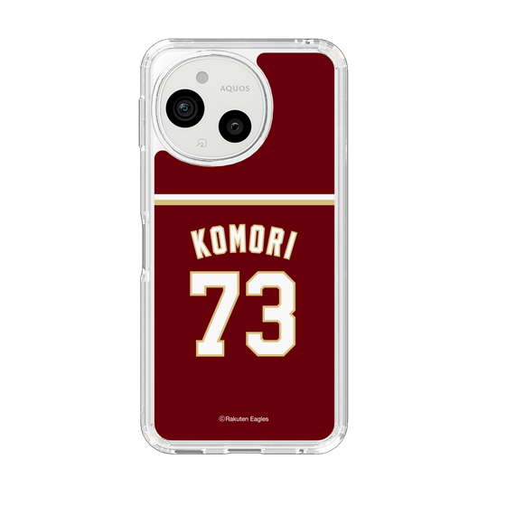 スリムプロテクションケース［ 楽天イーグルス - #73 Komori - ビジター ］