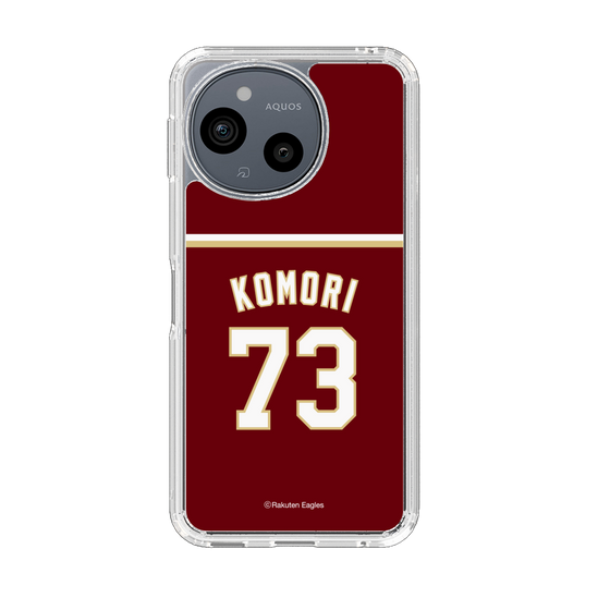 スリムプロテクションケース［ 楽天イーグルス - #73 Komori - ビジター ］