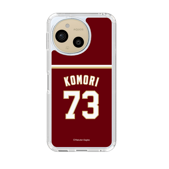 スリムプロテクションケース［ 楽天イーグルス - #73 Komori - ビジター ］
