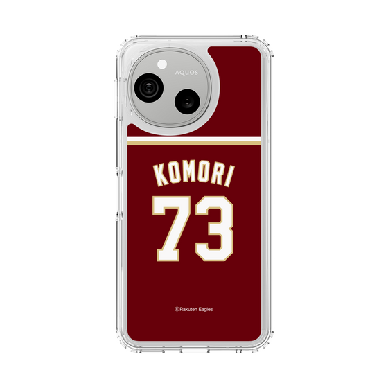 スリムプロテクションケース［ 楽天イーグルス - #73 Komori - ビジター ］