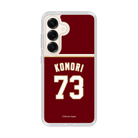 スリムプロテクションケース［ 楽天イーグルス - #73 Komori -ビジター ］