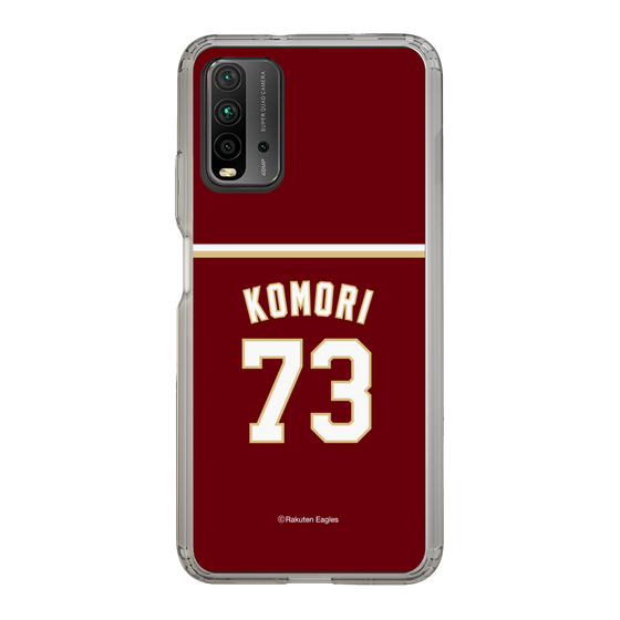 スリムプロテクションケース［ 楽天イーグルス - #73 Komori -ビジター ］