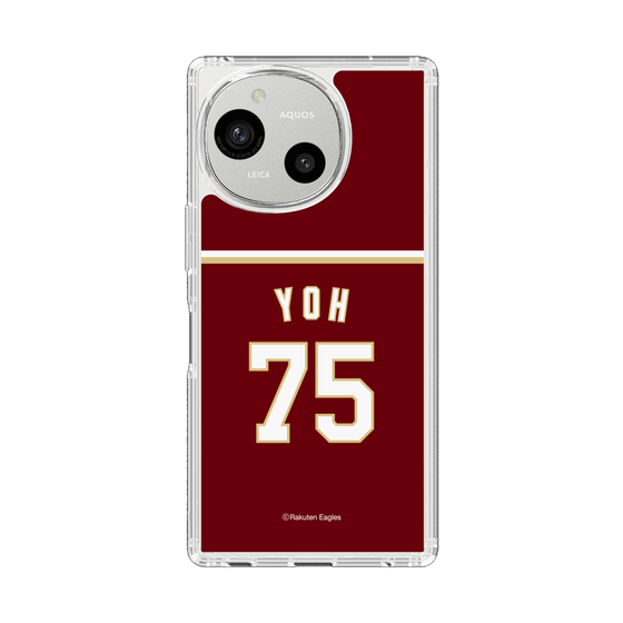 スリムプロテクションケース［ 楽天イーグルス - #75 Yoh - ビジター ］