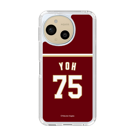 スリムプロテクションケース［ 楽天イーグルス - #75 Yoh - ビジター ］