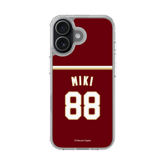 スリムプロテクションケース［ 楽天イーグルス - #88 Miki - ビジター ］