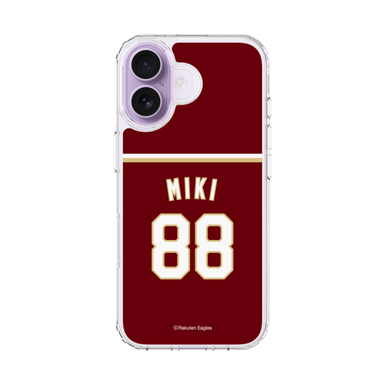 スリムプロテクションケース［ 楽天イーグルス - #88 Miki - ビジター ］