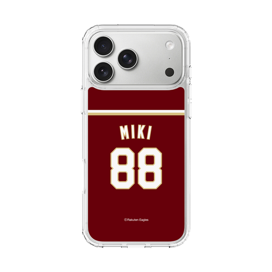 スリムプロテクションケース［ 楽天イーグルス - #88 Miki - ビジター ］