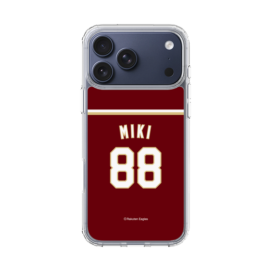スリムプロテクションケース［ 楽天イーグルス - #88 Miki - ビジター ］