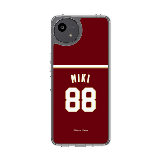 スリムプロテクションケース［ 楽天イーグルス - #88 Miki - ビジター ］