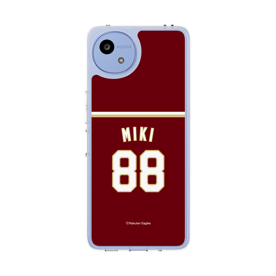 スリムプロテクションケース［ 楽天イーグルス - #88 Miki - ビジター ］
