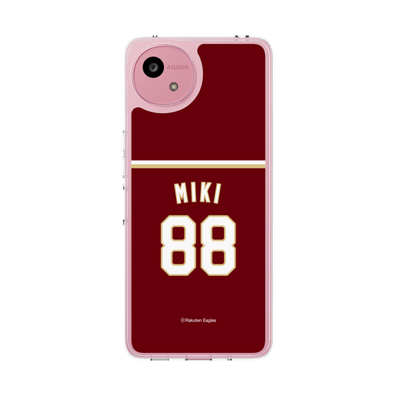 スリムプロテクションケース［ 楽天イーグルス - #88 Miki - ビジター ］