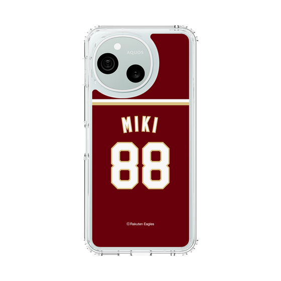スリムプロテクションケース［ 楽天イーグルス - #88 Miki - ビジター ］