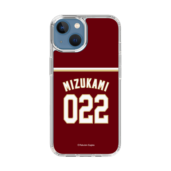 スリムプロテクションケース［ 楽天イーグルス - #022 Mizukami -ビジター ］