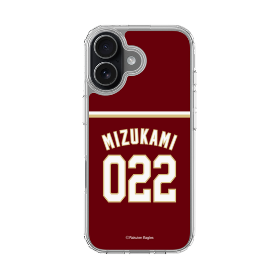 スリムプロテクションケース［ 楽天イーグルス - #022 Mizukami - ビジター ］