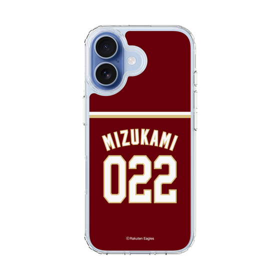 スリムプロテクションケース［ 楽天イーグルス - #022 Mizukami - ビジター ］