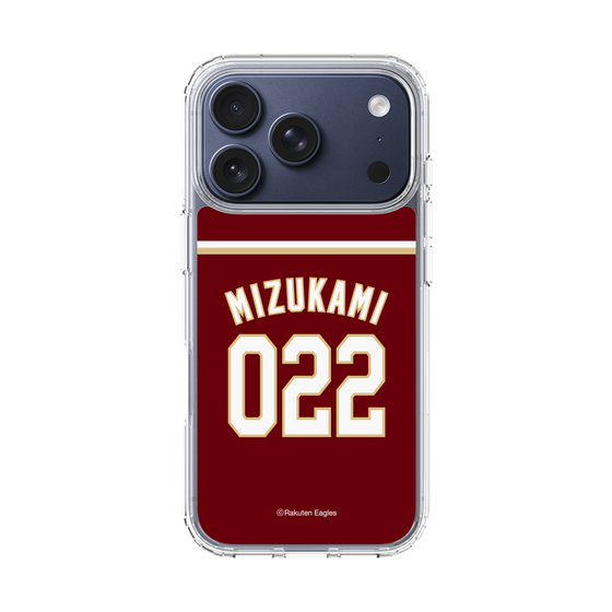 スリムプロテクションケース［ 楽天イーグルス - #022 Mizukami - ビジター ］