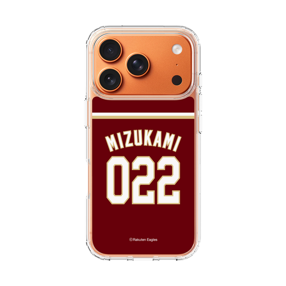 スリムプロテクションケース［ 楽天イーグルス - #022 Mizukami - ビジター ］