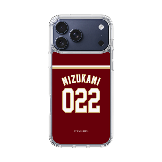 スリムプロテクションケース［ 楽天イーグルス - #022 Mizukami - ビジター ］