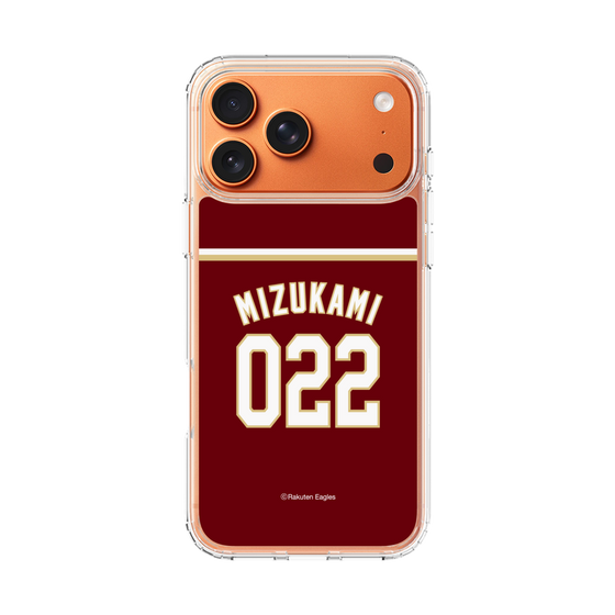 スリムプロテクションケース［ 楽天イーグルス - #022 Mizukami - ビジター ］