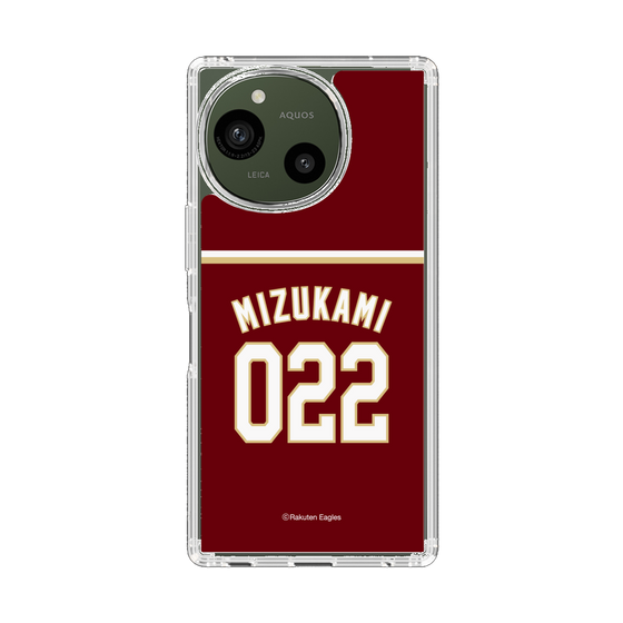 スリムプロテクションケース［ 楽天イーグルス - #022 Mizukami - ビジター ］