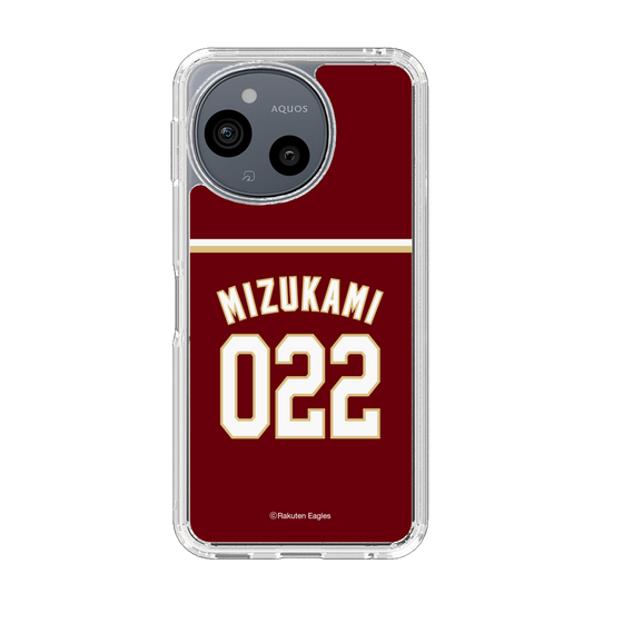 スリムプロテクションケース［ 楽天イーグルス - #022 Mizukami - ビジター ］