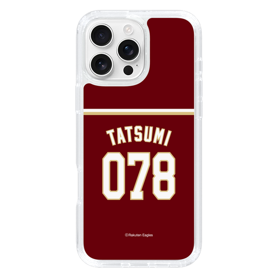スリムプロテクションケース［ 楽天イーグルス - #078 Tatsumi -ビジター ］