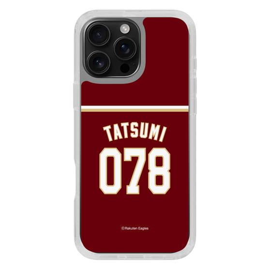 スリムプロテクションケース［ 楽天イーグルス - #078 Tatsumi -ビジター ］