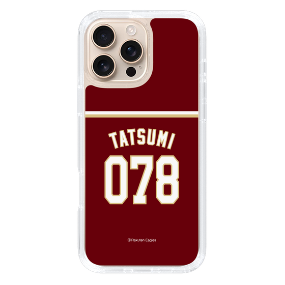 スリムプロテクションケース［ 楽天イーグルス - #078 Tatsumi -ビジター ］