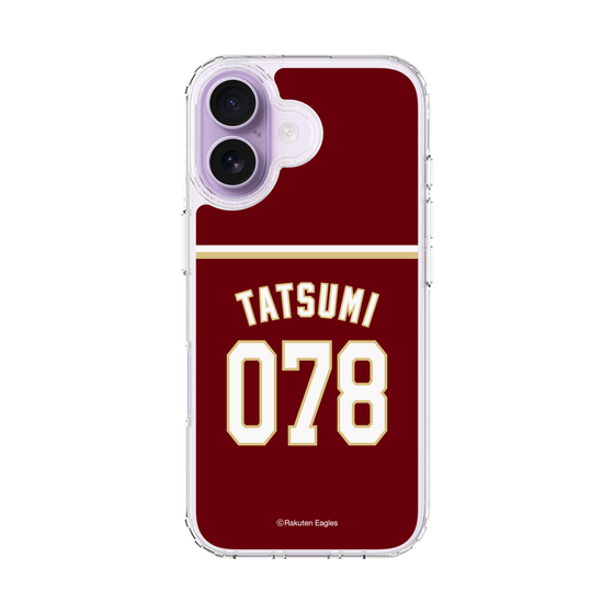 スリムプロテクションケース［ 楽天イーグルス - #078 Tatsumi - ビジター ］