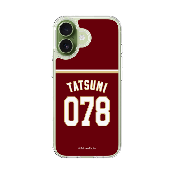 スリムプロテクションケース［ 楽天イーグルス - #078 Tatsumi - ビジター ］