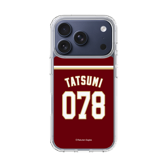 スリムプロテクションケース［ 楽天イーグルス - #078 Tatsumi - ビジター ］