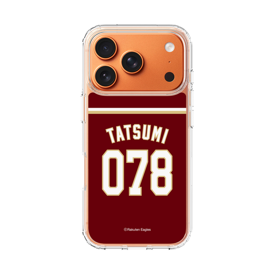 スリムプロテクションケース［ 楽天イーグルス - #078 Tatsumi - ビジター ］