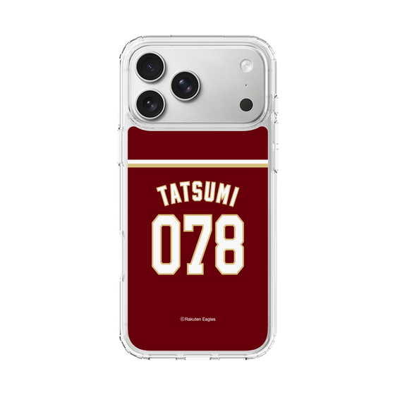 スリムプロテクションケース［ 楽天イーグルス - #078 Tatsumi - ビジター ］