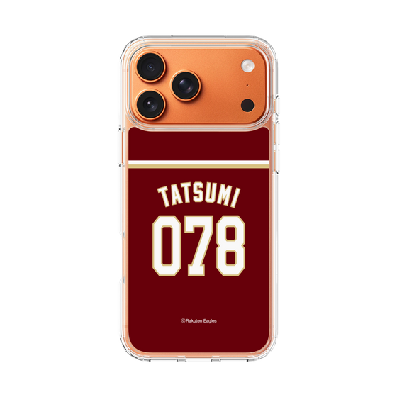 スリムプロテクションケース［ 楽天イーグルス - #078 Tatsumi - ビジター ］