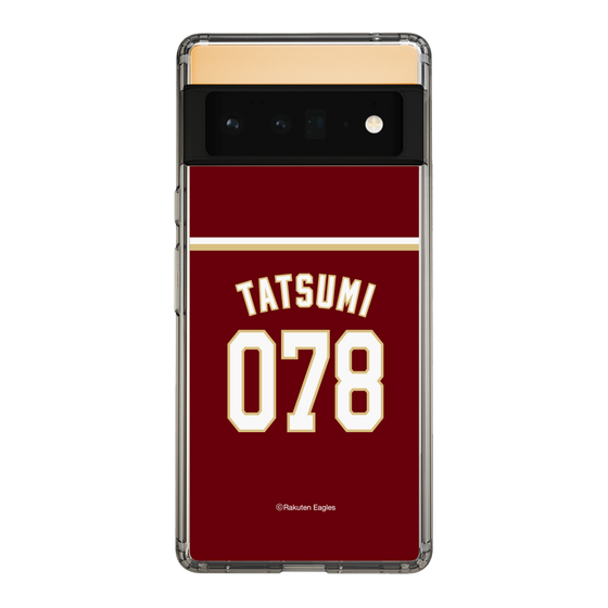 スリムプロテクションケース［ 楽天イーグルス - #078 Tatsumi -ビジター ］