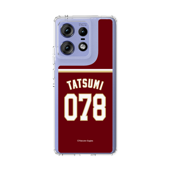 スリムプロテクションケース［ 楽天イーグルス - #078 Tatsumi - ビジター ］