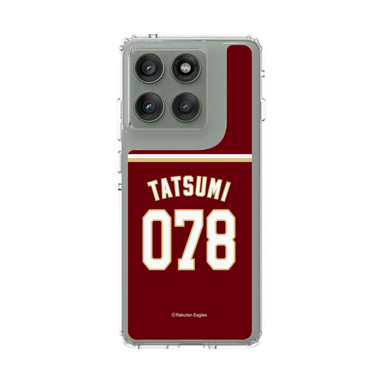 スリムプロテクションケース［ 楽天イーグルス - #078 Tatsumi - ビジター ］