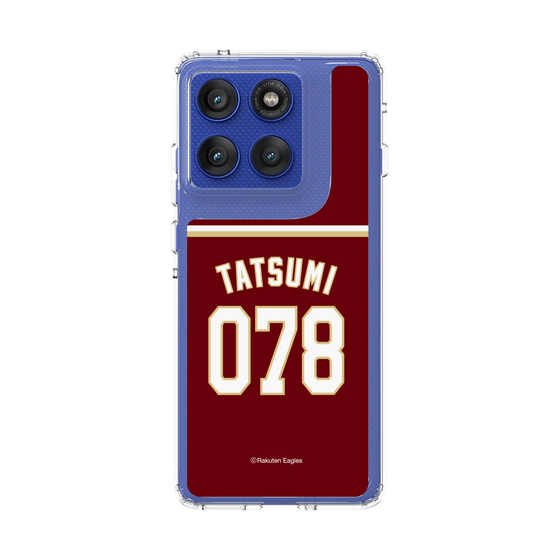 スリムプロテクションケース［ 楽天イーグルス - #078 Tatsumi - ビジター ］