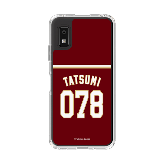 スリムプロテクションケース［ 楽天イーグルス - #078 Tatsumi - ビジター ］