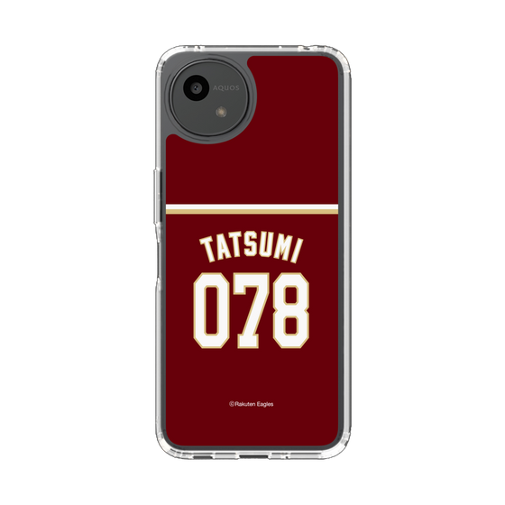 スリムプロテクションケース［ 楽天イーグルス - #078 Tatsumi - ビジター ］