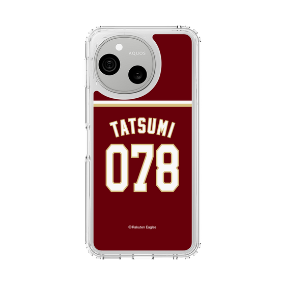 スリムプロテクションケース［ 楽天イーグルス - #078 Tatsumi - ビジター ］